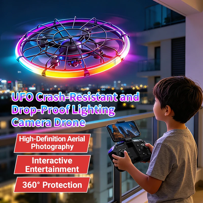 Drone Gimbal Brushless - Dron RC JJRC H145 UFO con